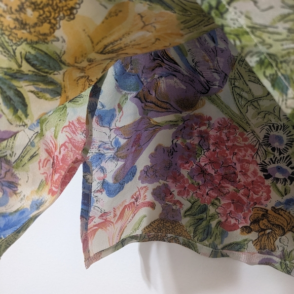 Floral silk shirt - Picture 8 of 8